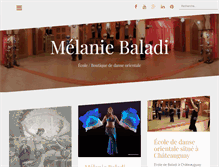 Tablet Screenshot of melaniebaladi.com